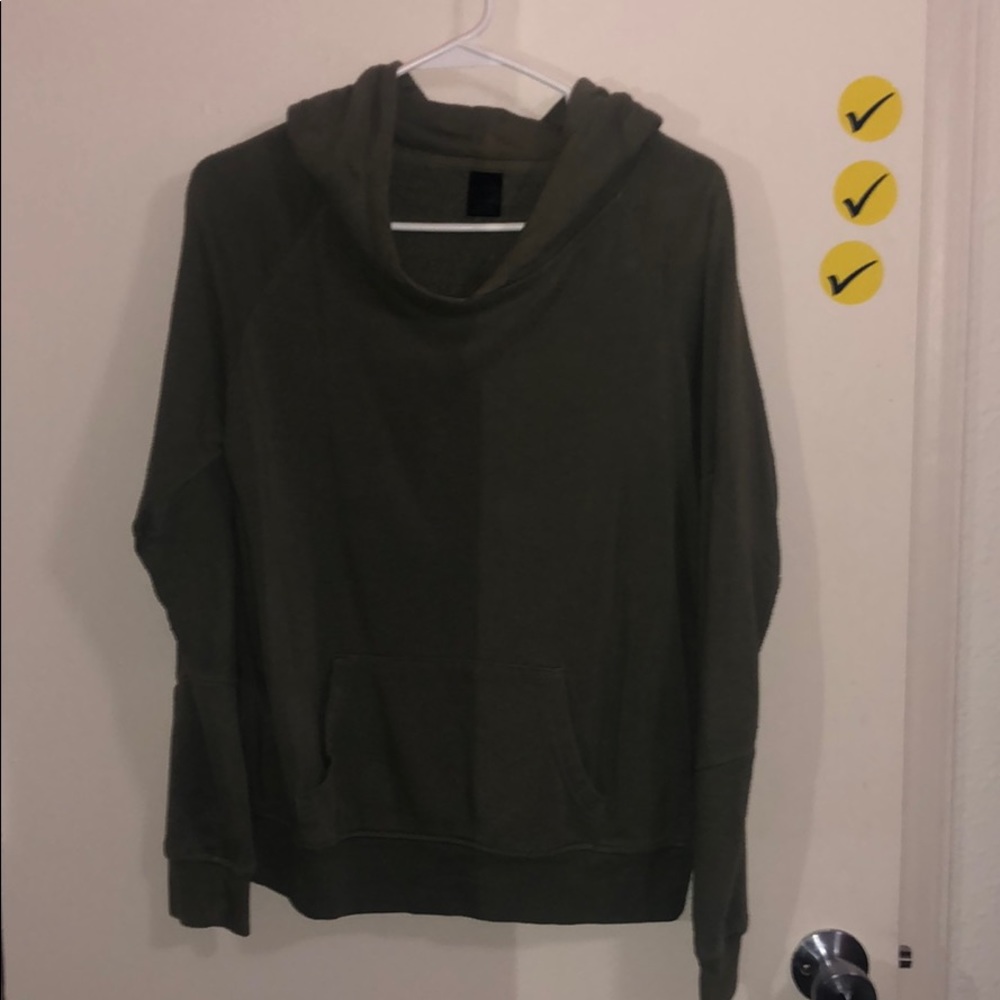 Olive green hoodie
